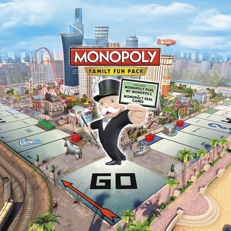 Monopoly Family Fun Pack box art for Playstation 4